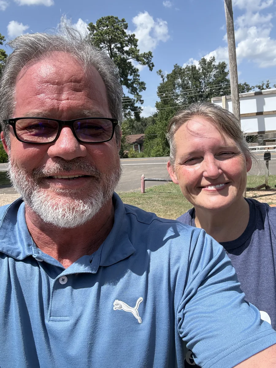 Mattress By Appointment Willis owner with a happy customer